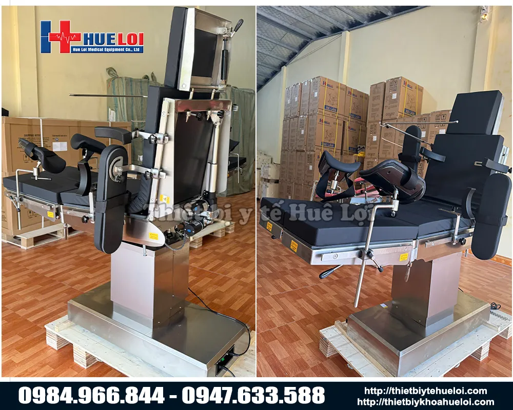 Chi tiết bàn phẫu thuật điện