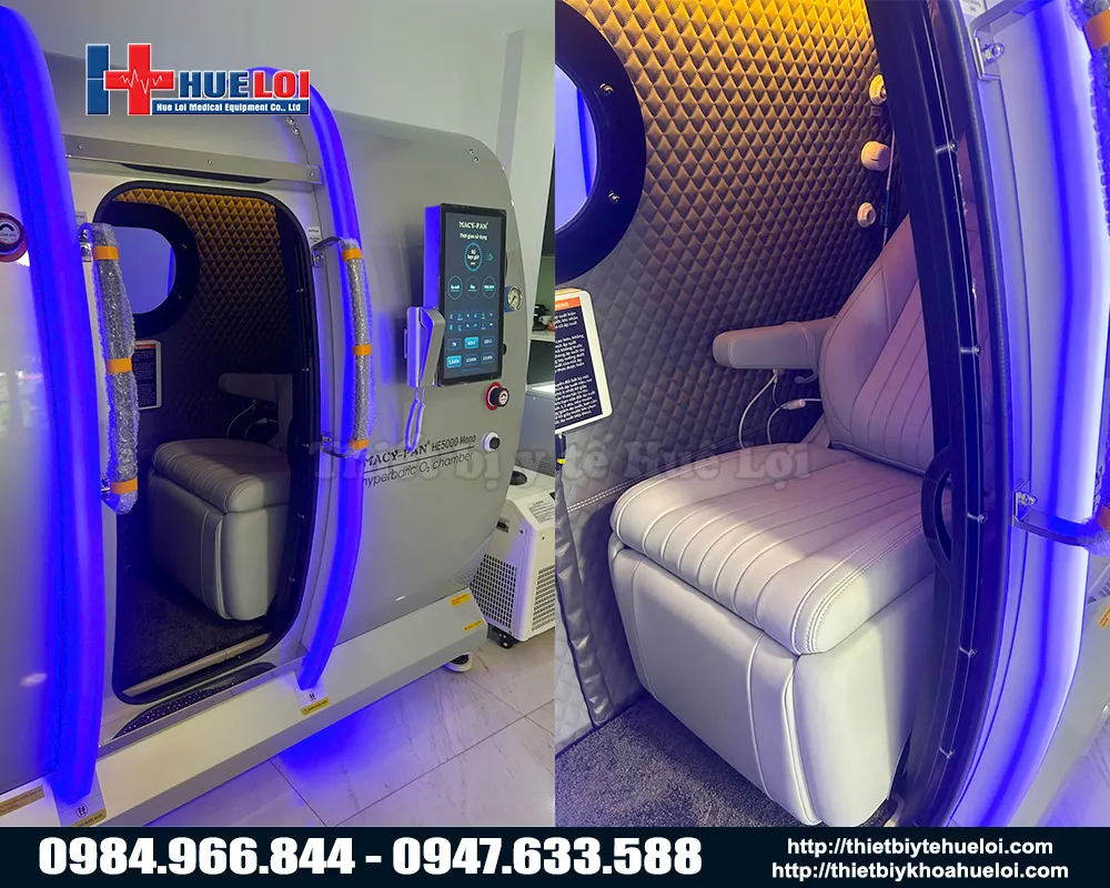 buồng trị liệu oxy cao áp phục hồi hạng sang