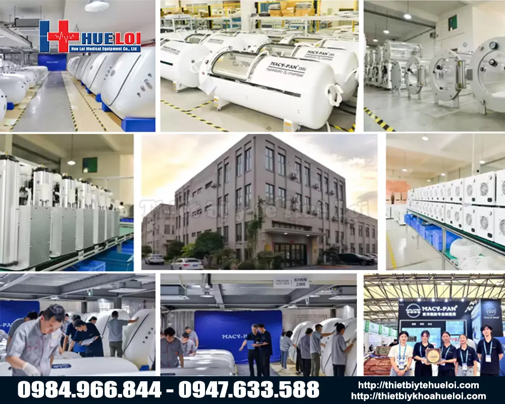 hãng macy-pan sản xuất buồng oxi cao áp hàng đầu