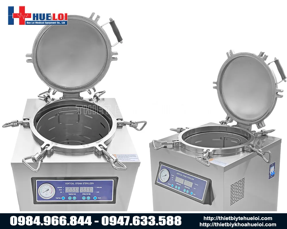 Nồi hấp tiệt trùng y tế bằng Inox 304 bền bỉ