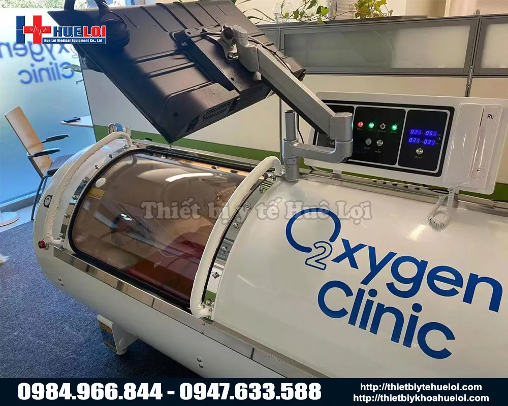 Máy hỗ trợ phục hồi sức khỏe oxy cao áp