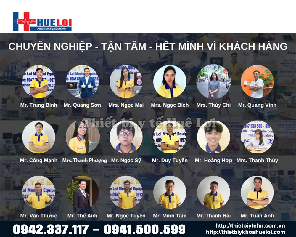 Đội ngũ nhân viên Huê Lợi