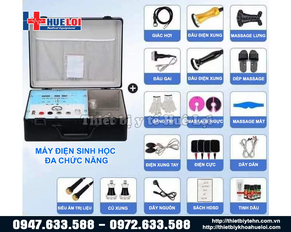 Cấu hình và phụ kiện máy điện sinh đa chức năng thế hệ mới nhất