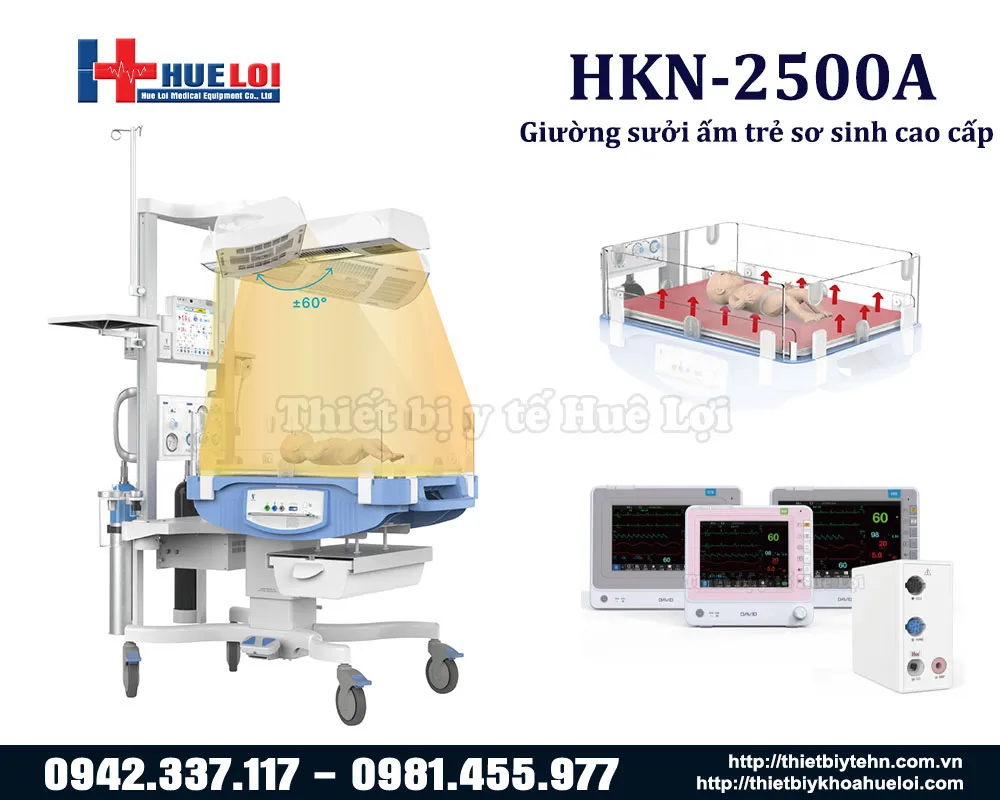 Thiết Bị Sưởi Ấm Trẻ Sơ Sinh Cao Cấp HKN-2500A - Ningbo-David