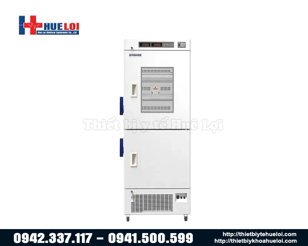 Tủ lạnh âm sâu hai dải nhiệt độ biobase 