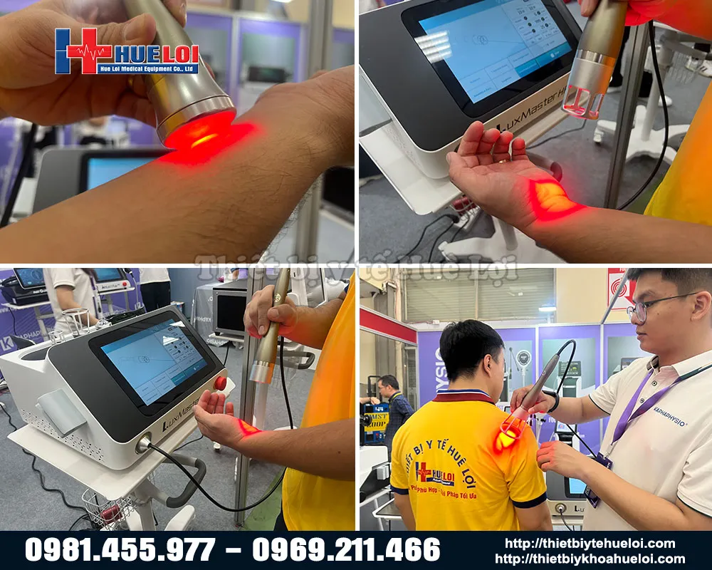 Máy laser công suất cao đa đầu trị liệu