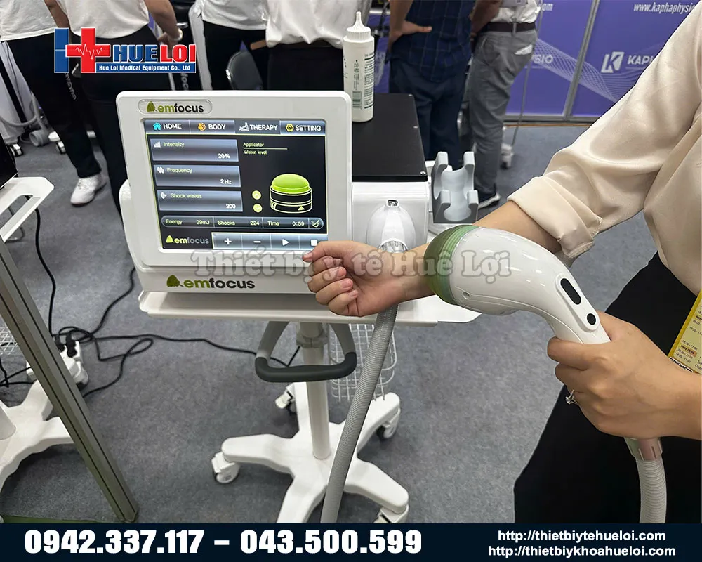 Máy xung kích hội tụ emfocus tần số thấp 