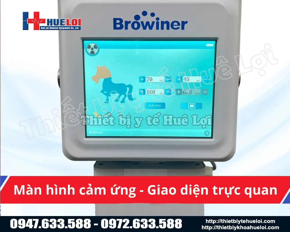Máy X quang chẩn đoán thú y Beatle-06P1 (Vet-S)  sở hữu màn hình cảm ứng tiện lợi và phần mềm tối ưu công năng.