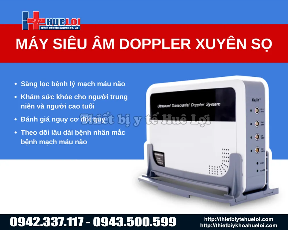 MÁY SIÊU ÂM DOPPLER XUYÊN SỌ THẾ HỆ MỚI