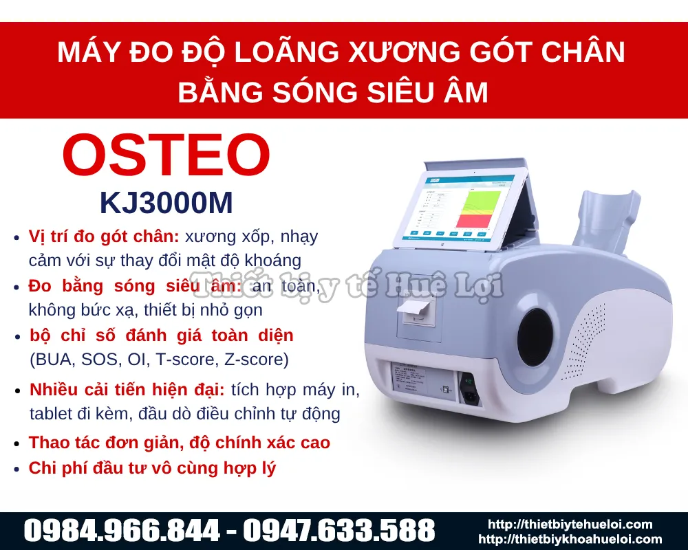 MÁY ĐO MẬT ĐỘ XƯƠNG GÓT CHÂN BẰNG SÓNG SIÊU ÂM THẾ HỆ MỚI