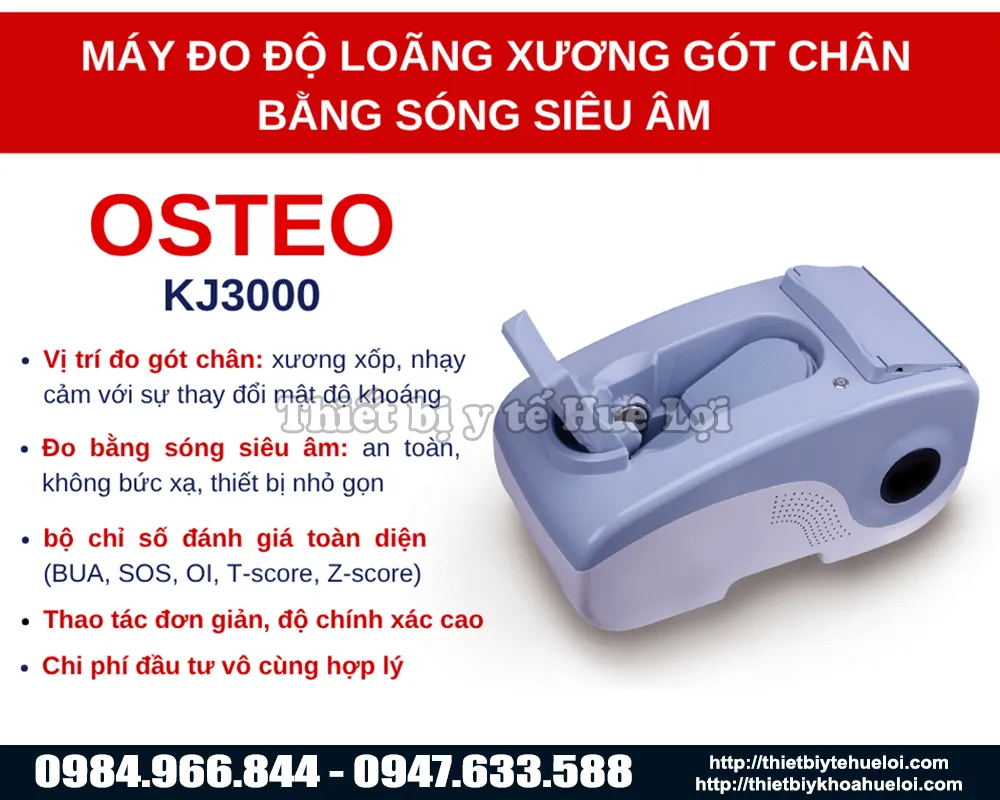 MÁY CHẨN ĐOÁN LOÃNG XƯƠNG GÓT CHÂN BẰNG SÓNG SIÊU ÂM OSTEOKJ3000