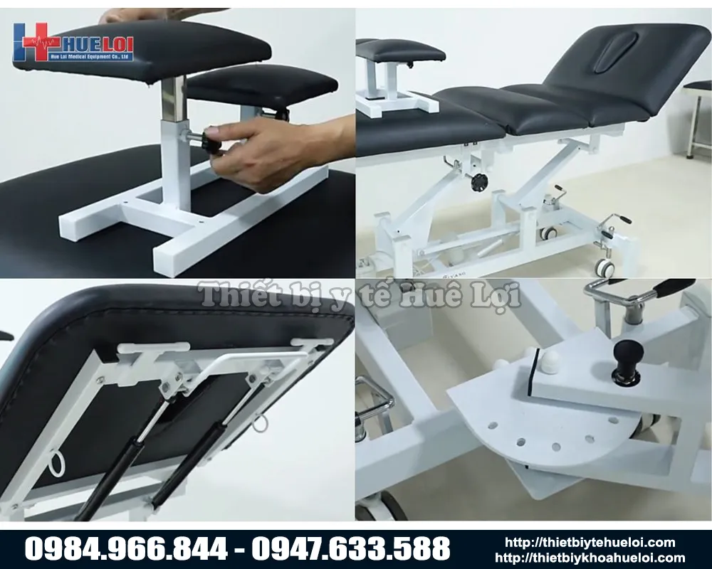 Các phần chi tiết và chất lượng giường kéo giãn cao cấp