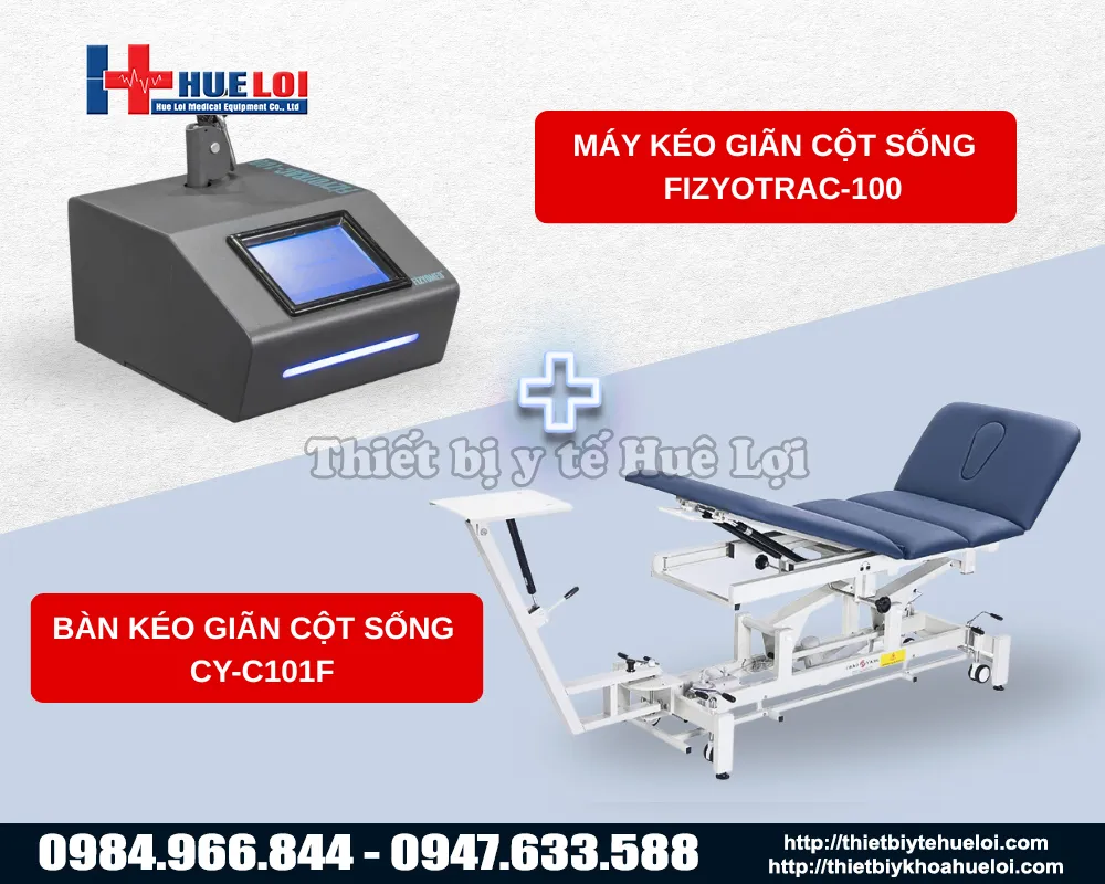 Hệ thống máy kéo giãn cột sống chuyên sâu hiện đại nhất