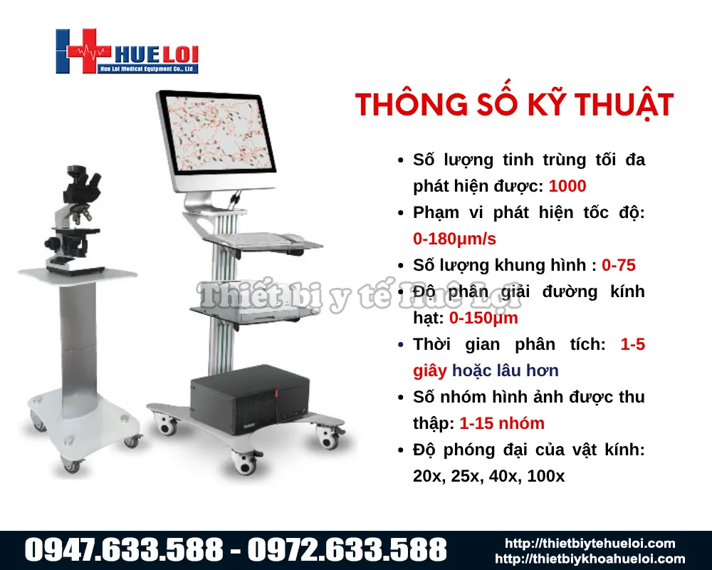 Ưu điển nổi bật của máy kiểm tra tinh trùng