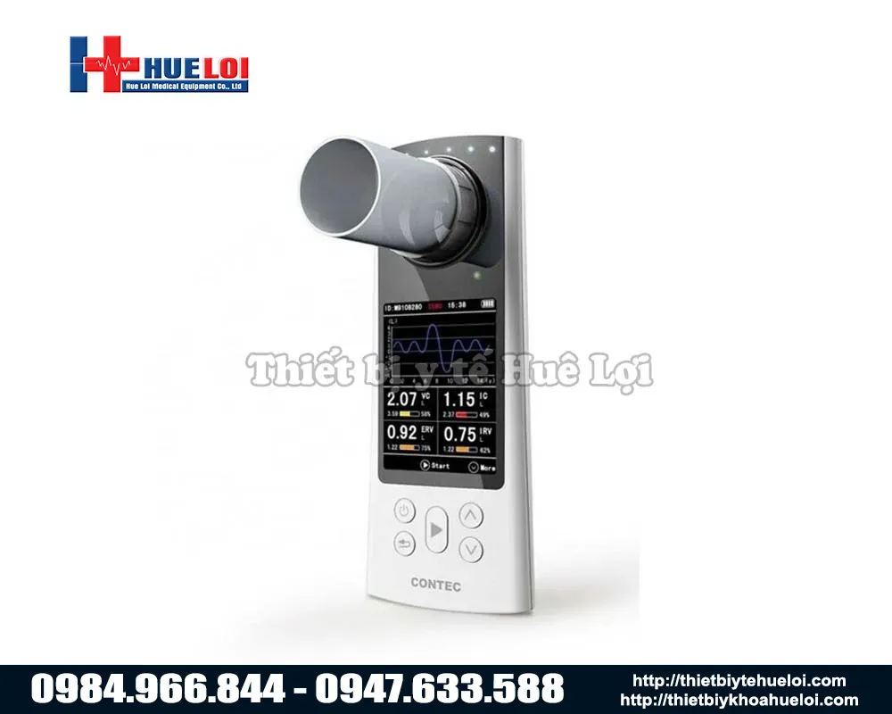 Máy kiểm tra sàng lọc chức năng hô hấp cầm tay Contec SP80B