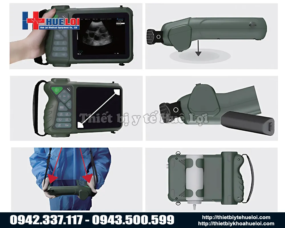 Máy siêu âm thai sản chuyên dụng cho lợn