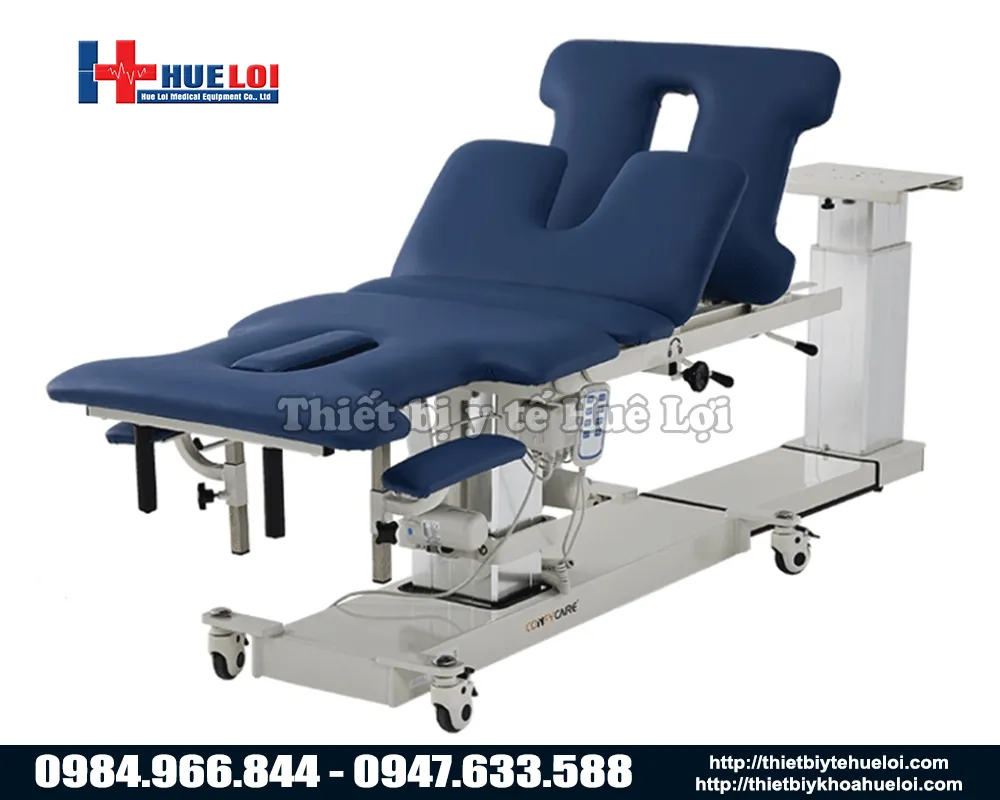 Bàn kéo giãn cột sống lưng & cổ bằng điện cao cấp