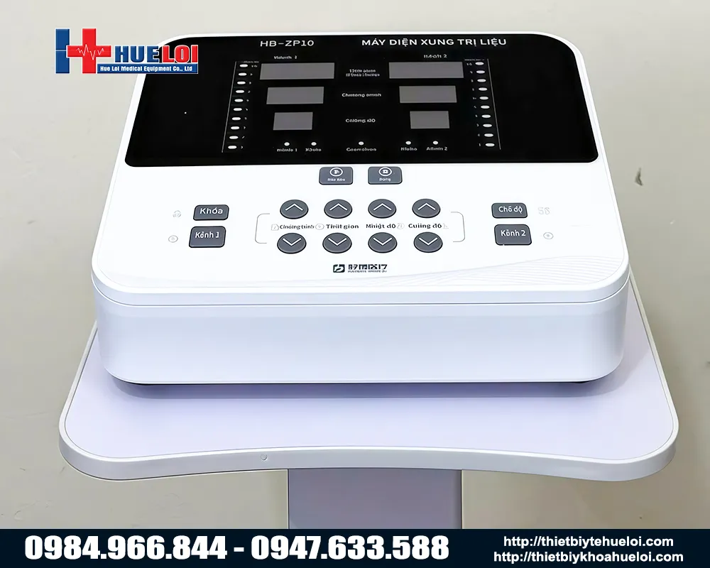 MÁY ĐIỆN XUNG TRUNG TẦN HAI KÊNH TRỊ LIỆU HB-ZP10