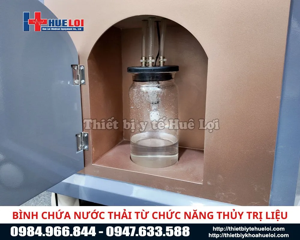 Ống đựng nước thải chức năng thủy trị liệu từ M&aacute;y phục hồi chức năng sinh l&yacute; nam giới