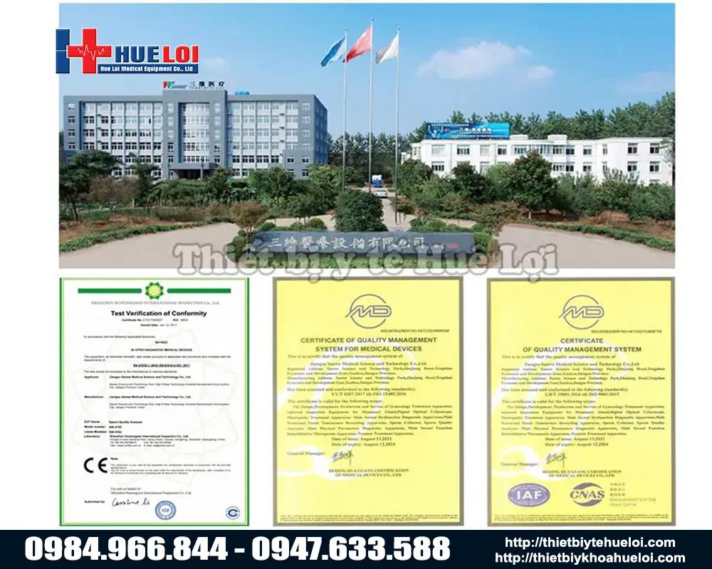 Th&ocirc;ng tin nh&agrave; sản xuất Sanwe Medical