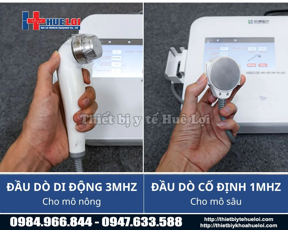 Đầu do m&aacute;y si&ecirc;u &acirc;m đa tần HB810