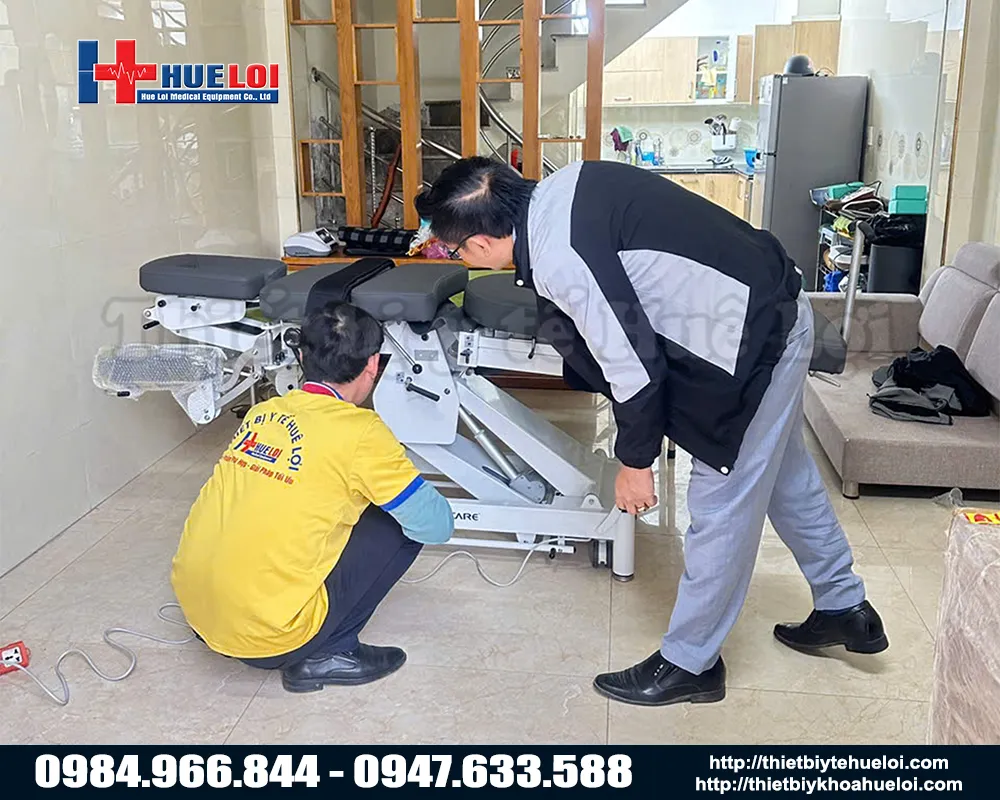 B&agrave;n giao giường nắn chỉnh cột sống to&agrave;n th&acirc;n el07 Hu&ecirc; Lợi