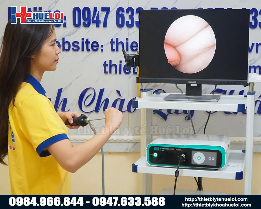 màn hình máy nọi soi tai mũi họng