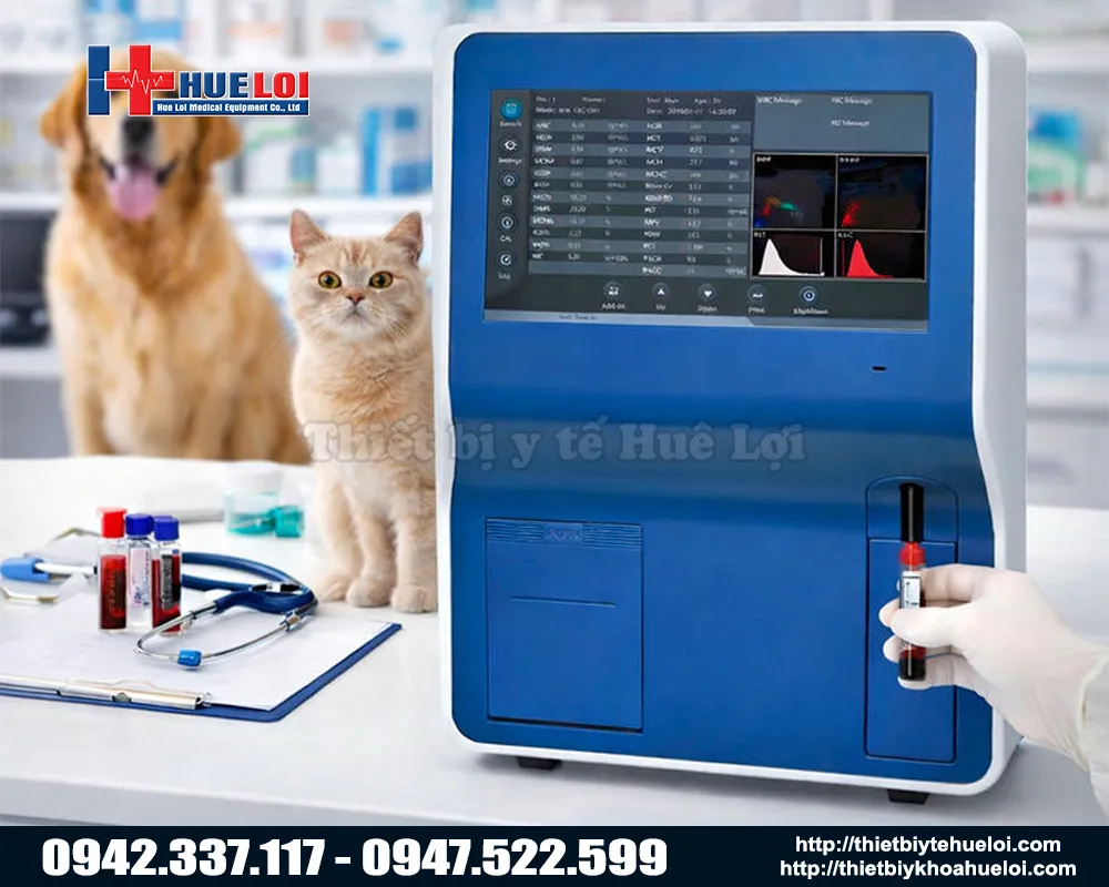 M&aacute;y ph&acirc;n t&iacute;ch huyết học bha5000 vet