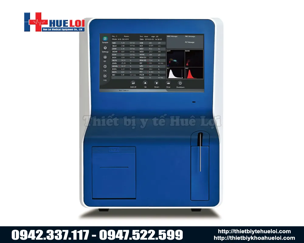 M&aacute;y ph&acirc;n t&iacute;ch huyết học 5 th&agrave;nh phần trong th&uacute; y bha 5000 vet