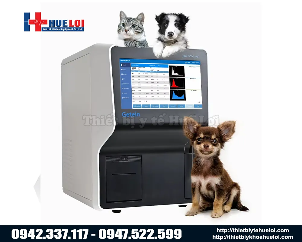Máy Phân Tích Huyết Học Thú Y 3 Thành Phần BHA3000 VET