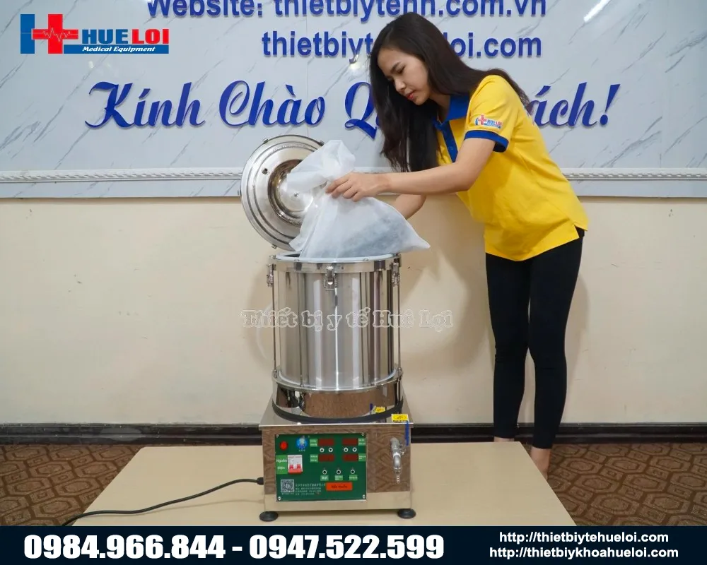 nồi sắc thuốc c&oacute; &aacute;p suất dung t&iacute;ch 20 l&iacute;t