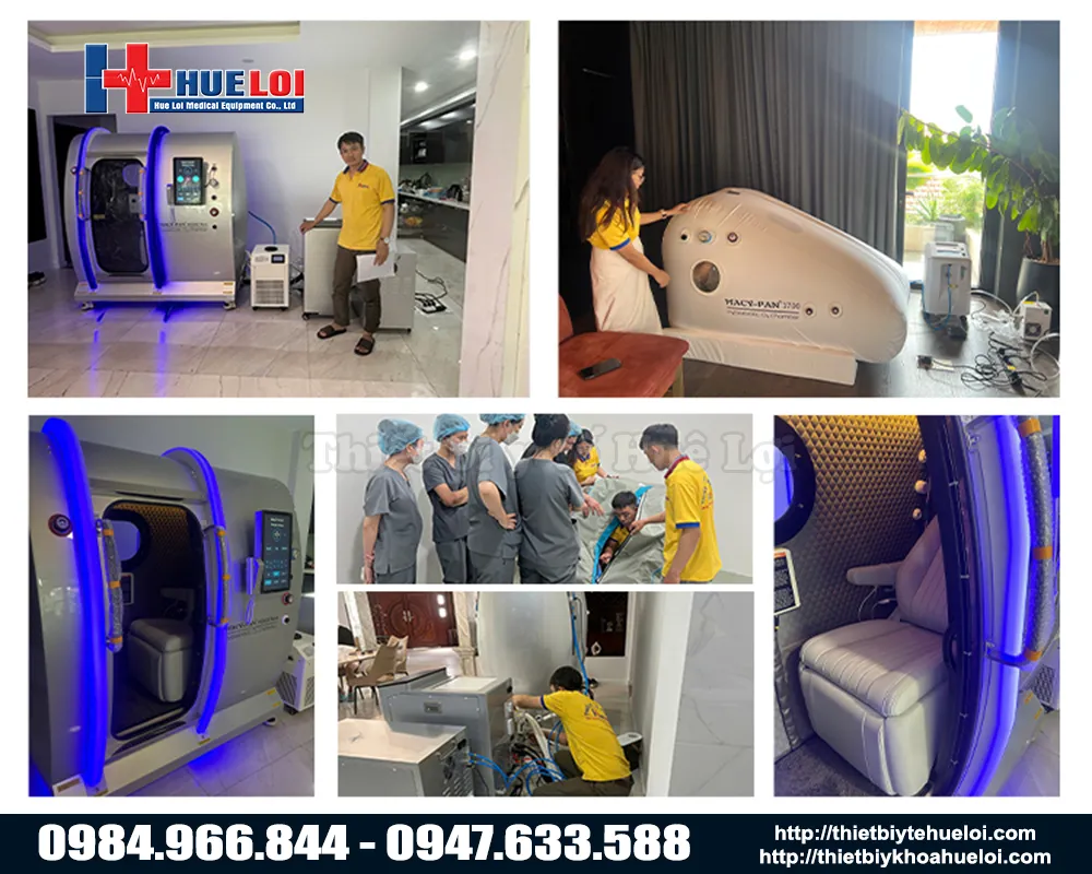 huê lợi bàn giao buồng oxy cao áp giá tốt