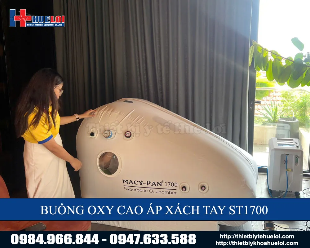 Buồng oxy cao &aacute;p loại x&aacute;ch tay ST1700
