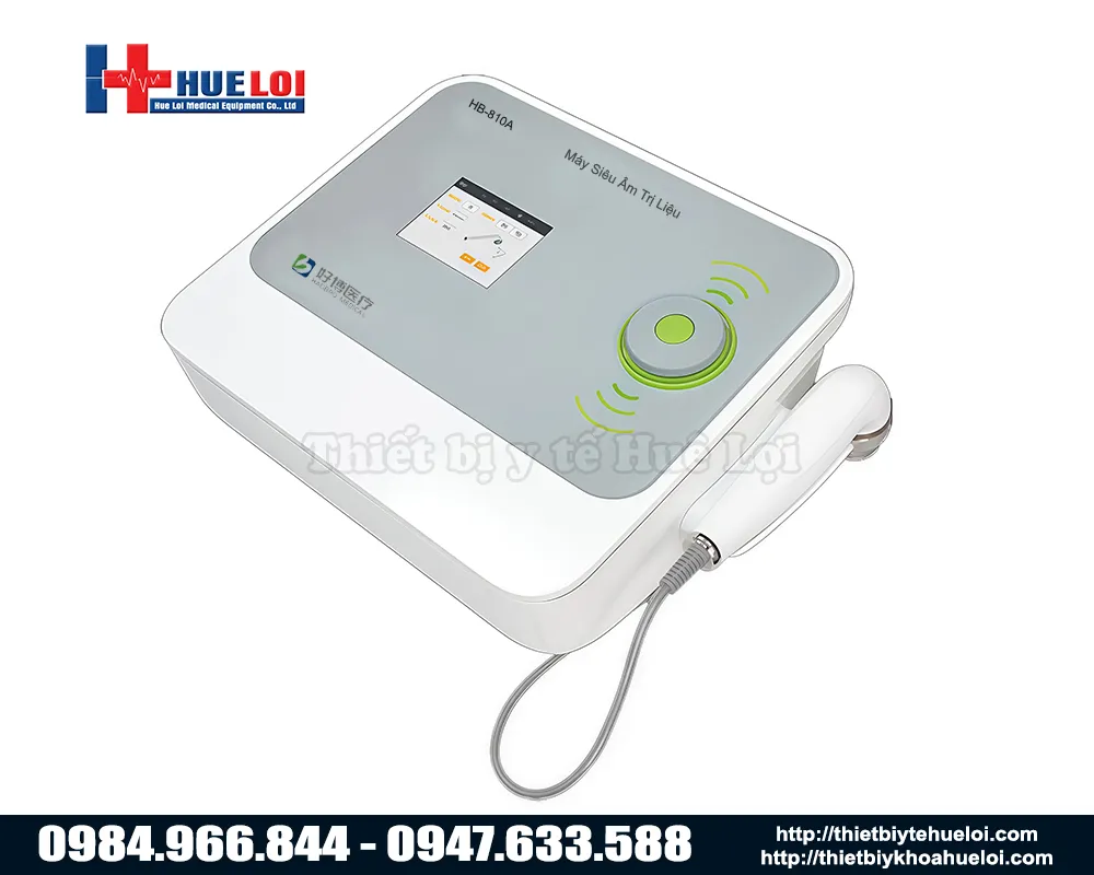 Máy siêu âm trị liệu giảm đau cơ xương khớp chuẩn y khoa hb810a