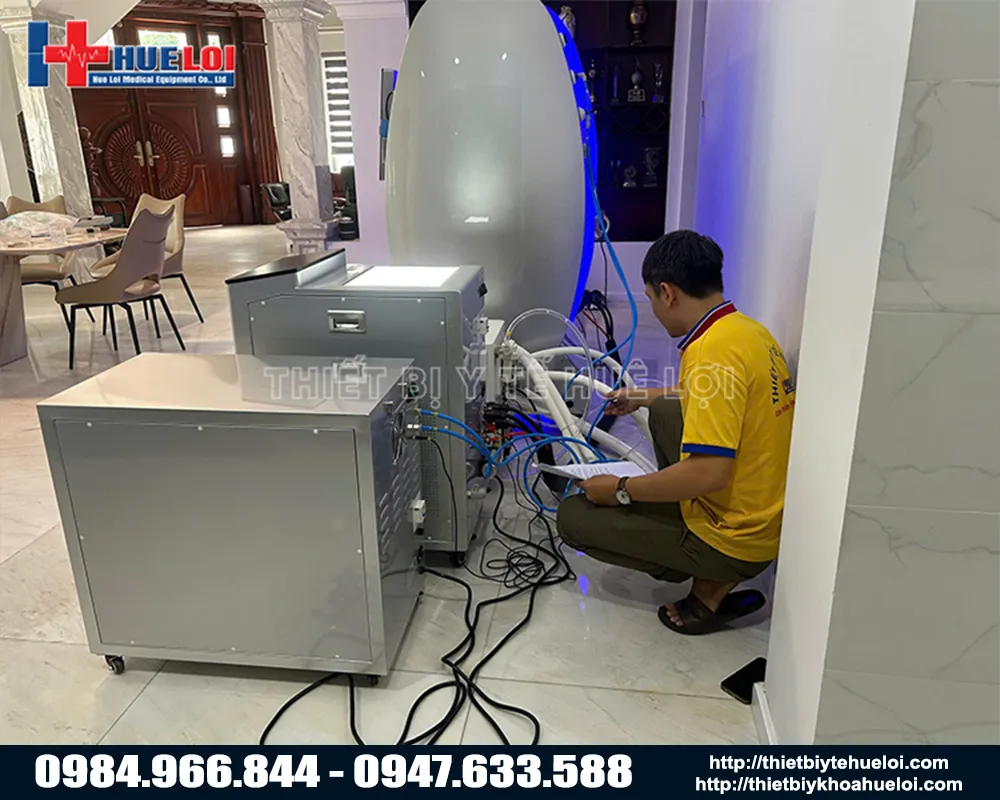 Chuyển giao Kỹ Thuật Sử Dụng Buồng Oxy Cao Áp Model HE5000Mini