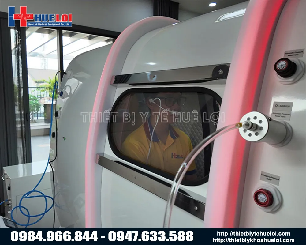 Buồng Oxy Cao Áp Dạng Ngồi Tăng Cường Tuần Hoàn Não Cá Nhân