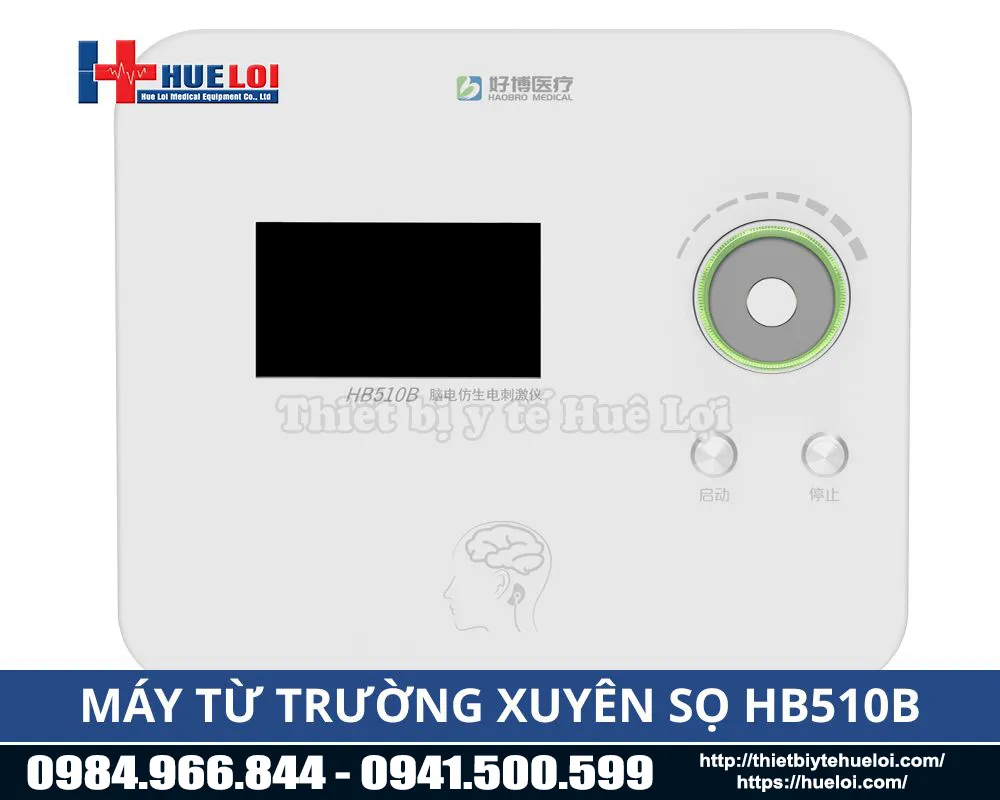 M&aacute;y k&iacute;ch th&iacute;ch điện từ trường xuy&ecirc;n sọ cường độ thấp