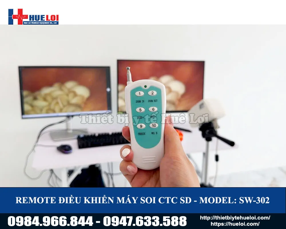 Điều khiển m&aacute;y soi cổ tử cung sw302