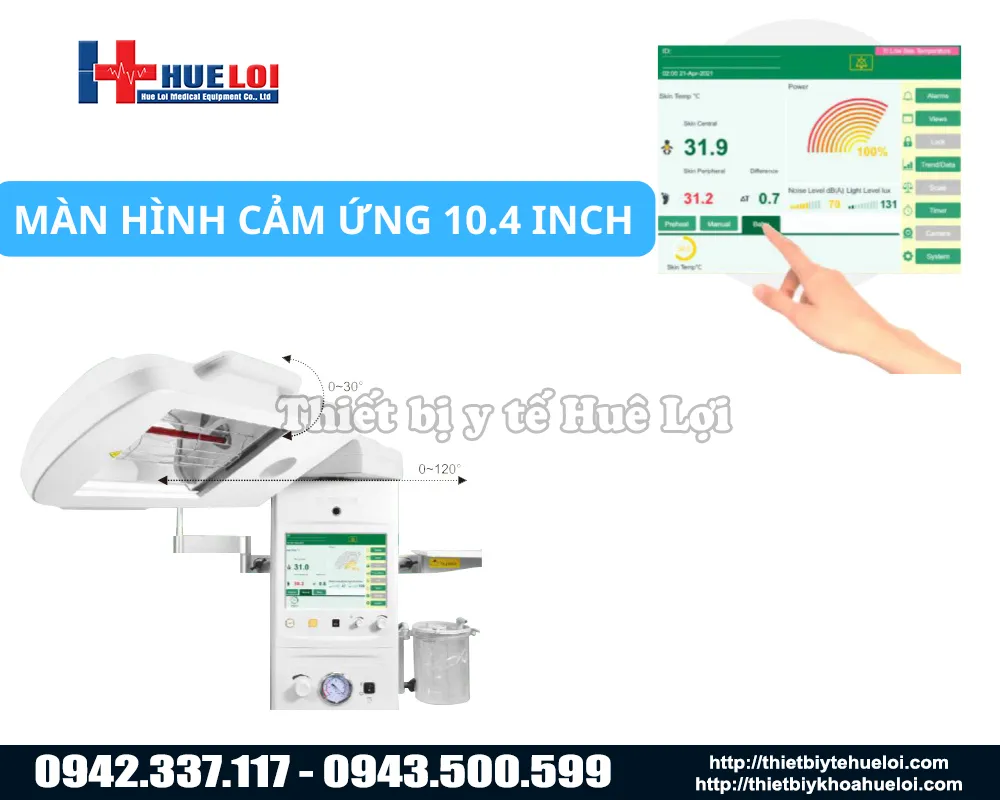 M&aacute;y sưởi ấm v&agrave; theo d&otilde;i sức khỏe trẻ sơ sinh ECOSY 830