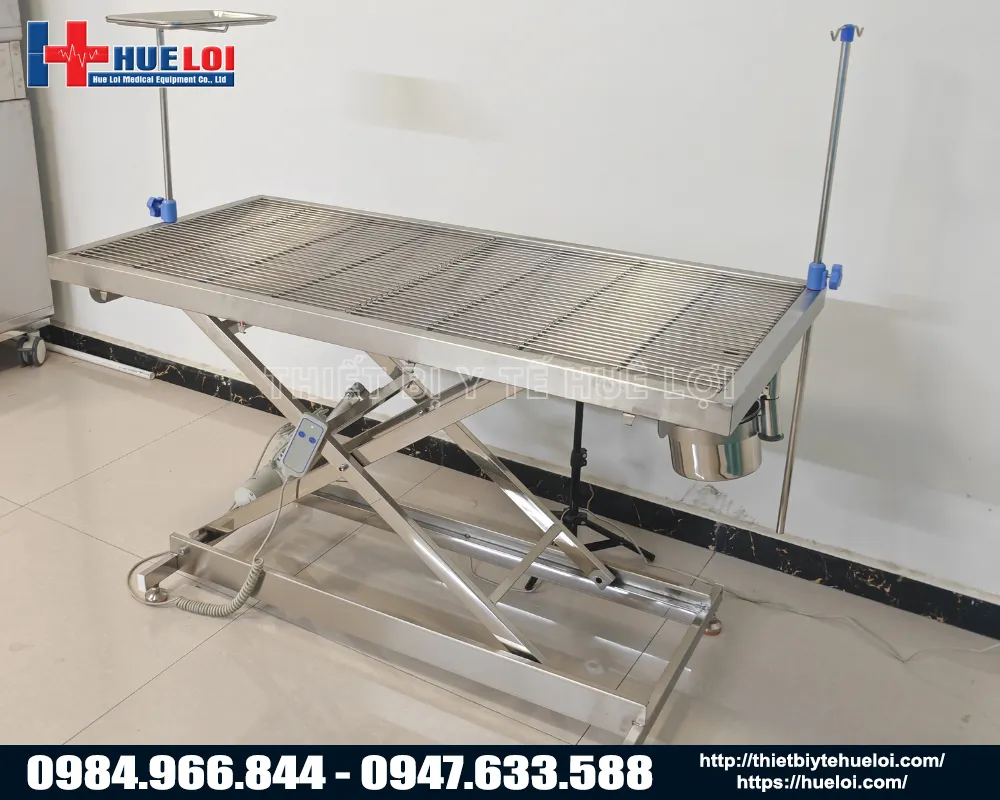 B&agrave;n kh&aacute;m th&uacute; y đa chức năng n&acirc;ng hạ bằng điện