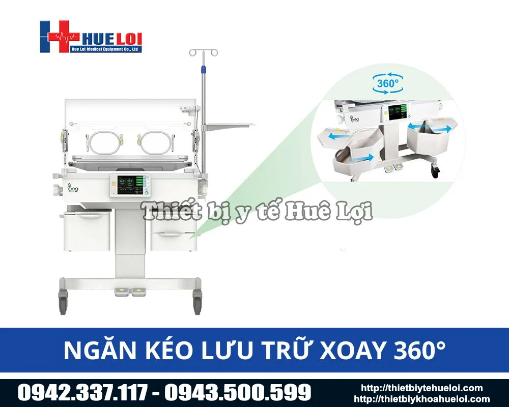 Lồng ấp trẻ sơ sinh ECOLA 3000 cao cấp