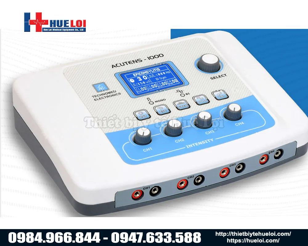 M&aacute;y Điện Xung Trị Liệu ACUTENS-1000 4 K&ecirc;nh Độc Lập TENS/NMES &ndash; K&iacute;ch Th&iacute;ch Thần Kinh Cơ, Giảm Đau & Phục Hồi Chức Năng
