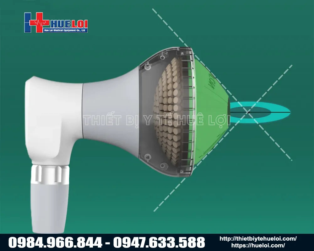 Tay s&uacute;ng trị liệu m&aacute;y s&oacute;ng xung k&iacute;ch hội tụ &aacute;p điện