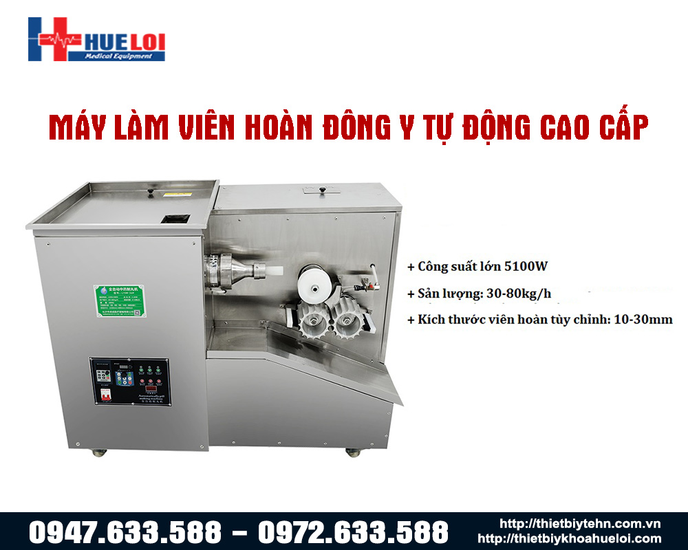 Máy làm thuốc viên đông y cao cấp