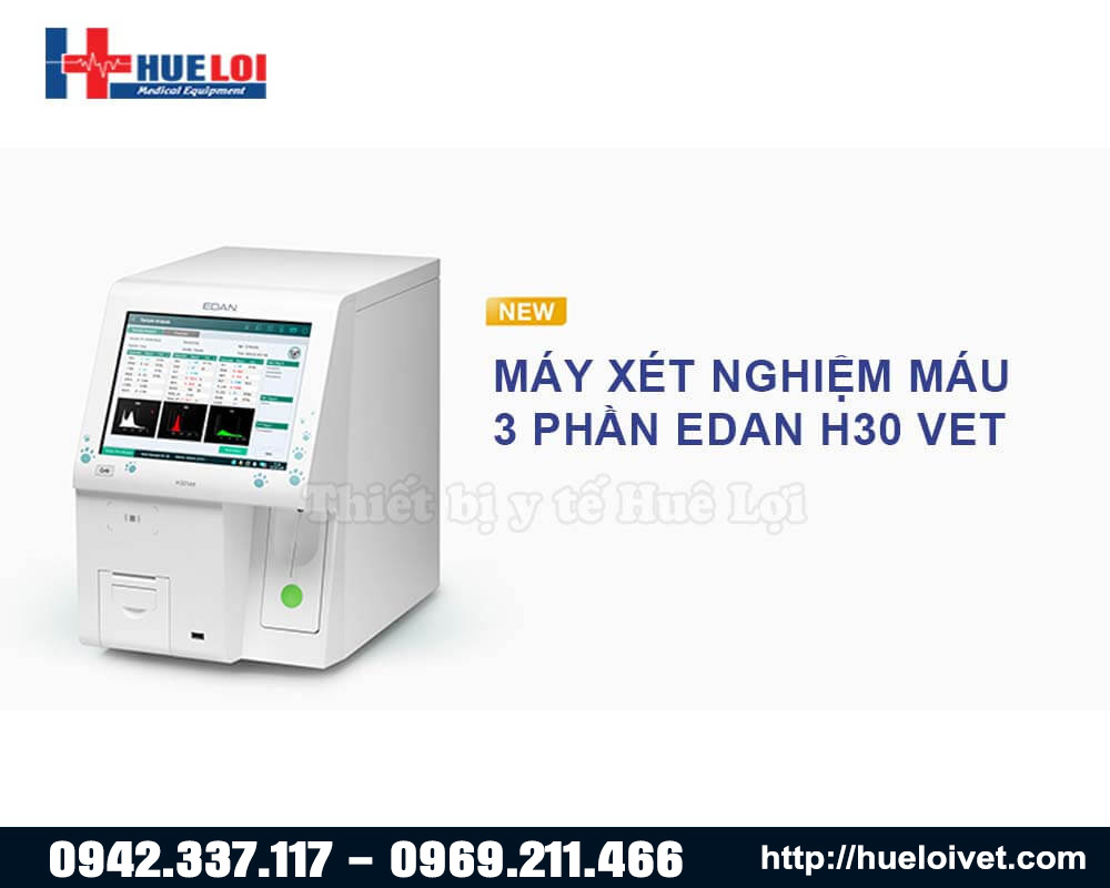 Máy Phân Tích Máu Thú Y 3 Phần EDAN H30 VET