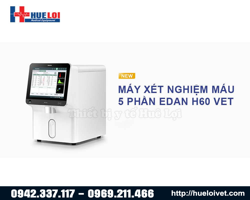 Máy Phân Tích Máu Thú Y 5 Phần EDAN H60 VET