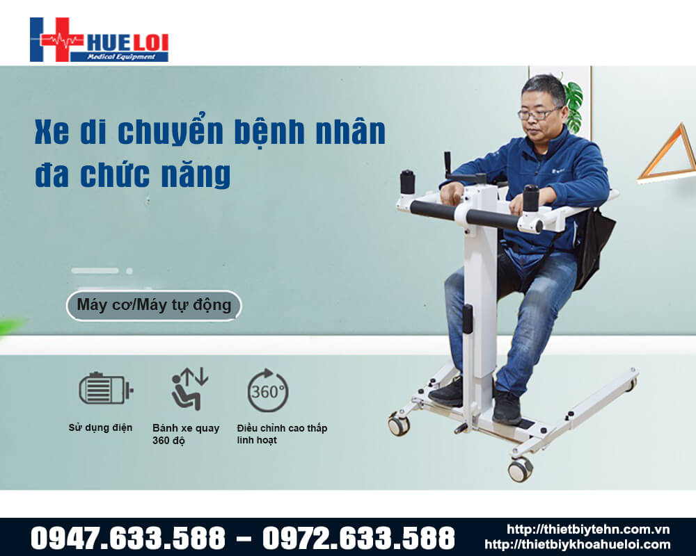 Xe lăn di chuyển bệnh nhân