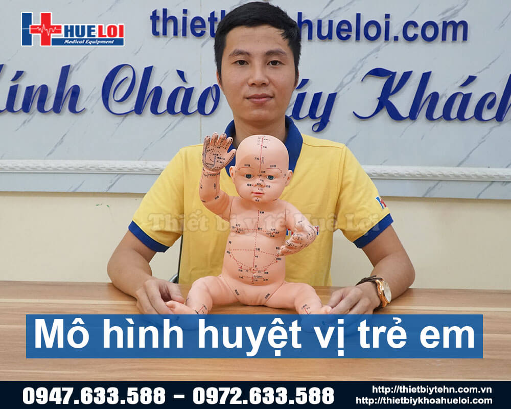 Mô hình thực hành châm cứu trên trẻ nhỏ