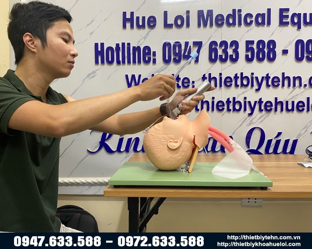 Mô hình đặt nội khí quản nhi khoa