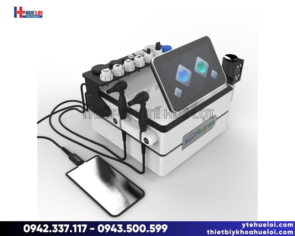 máy điều trị sóng vô tuyến kết hợp xung kích và ems